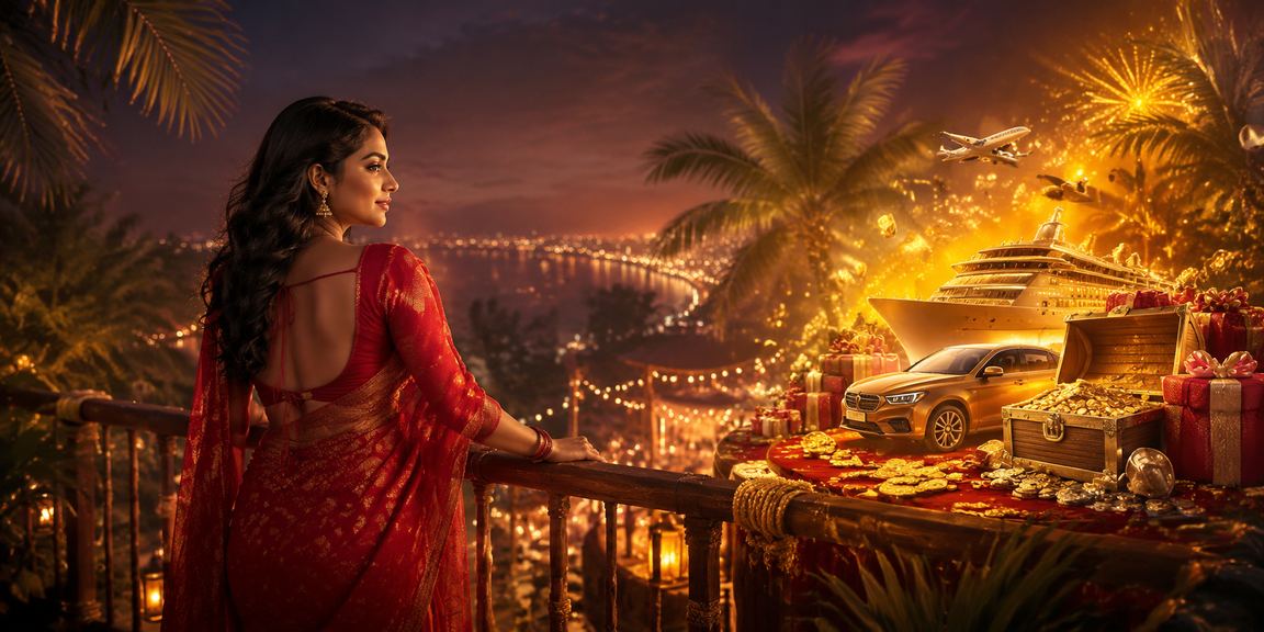 কুমিল্লার একজন নারী মোবাইলে cv 4444 লটারি খেলছেন